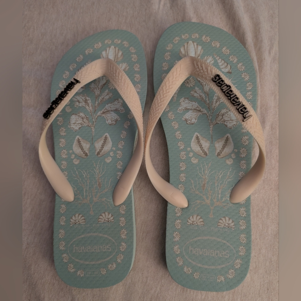 Havaianas Women's Top Tropicalia Slip On Sandals 39-40